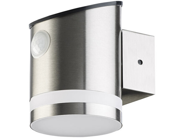 éclairage led solaire inox pir détecteur