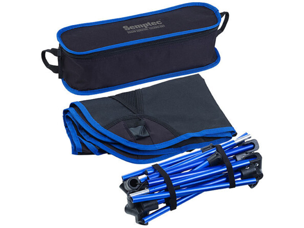 Chaise de camping pliable compacte avec sacoche de stransport