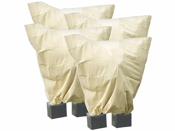 4 Housses d'hivernage XXL - 240 x 200 cm / 100 g/m² Royal Gardineer