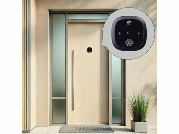judas de porte numérique avec caméra