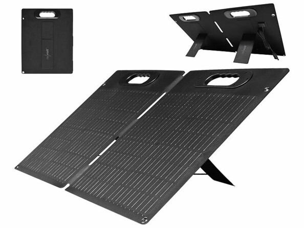 Panneau solaire pliable en ETFE avec 2 cellules solaires monocristallines de la marque Revolt