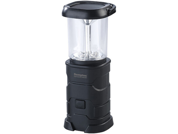 Lanterne de camping solaire à LED avec dynamo