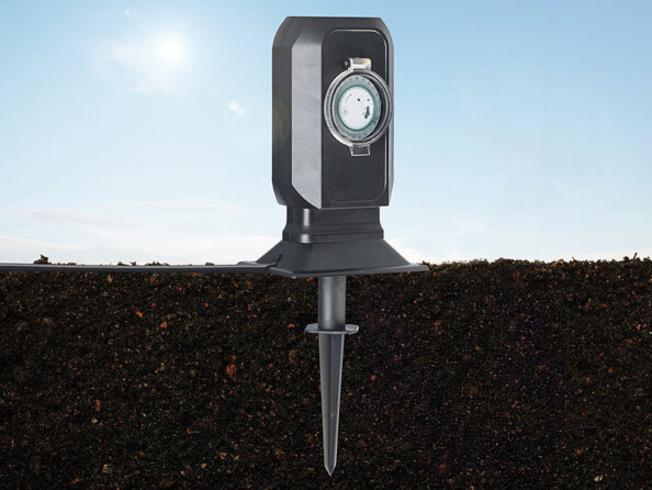 Multiprise d'extérieur 2 prises avec programmateur