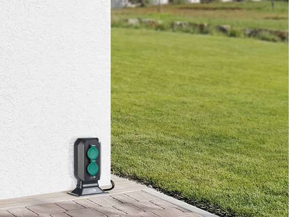 Multiprise étanche 2 prises avec programmateur