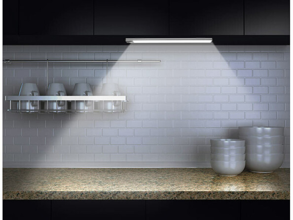 Réglette LED blanc chaud 80 lm rechargeable 23 cm