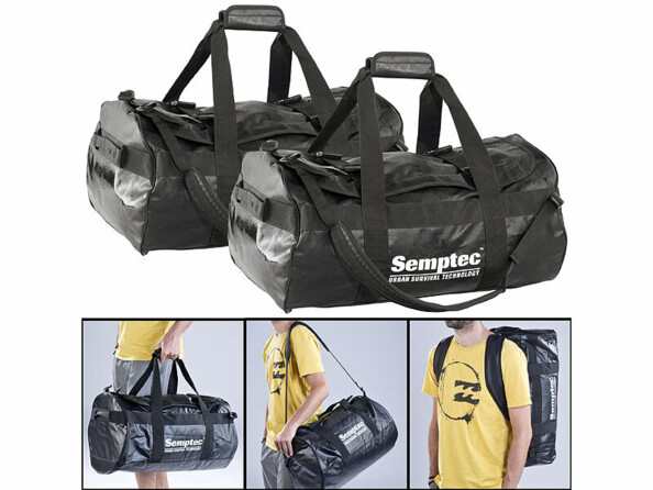 2 sacs de voyage en toile de bâche - 65 L