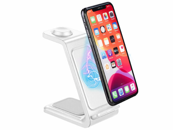 Station de chargement sans fil pour iPhone, Apple Watch, AirPods