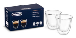 2 verres à expresso double paroi DLSC310 90 ml