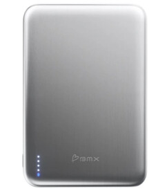 Batterie externe magnétique SolidSafe Air Titanium Qi2 5000 mAh coloris argent de la marque Better Mobile Experience