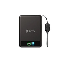 Batterie externe magnétique SolidSafe Solid-State 10000 mAh - Noir