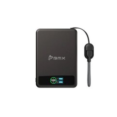 Batterie externe magnétique SolidSafe Solid-State 5000 mAh - Noir