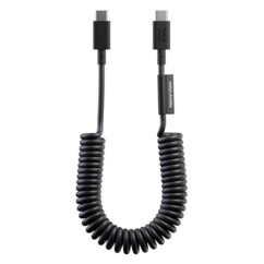 Câble USB-C spirale POP - Noir / 1,2 m