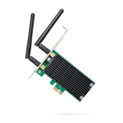Carte réseau PCIe double bande 2,4/5 GHz AC1200 Archer T4E