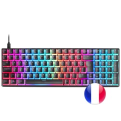 Clavier gaming mécanique MKULTRA RGB 96 % AZERTY