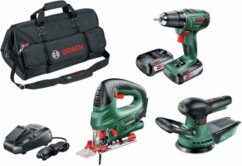 Coffret de 3 outils sans fil 18 V PSR 1800 LI-2, PST 18 LI et AdvancedOrbit 18