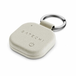 Porte-clés connecté Satechi FindAll en cuir vegan Sand