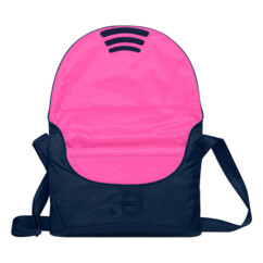 Sac bandoulière pour PC portable 13,3" LA garde robe - Rose/Bleu marine