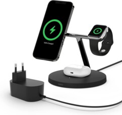 Station de recharge sans fil 3-en-1 MagSafe 15 W BoostCharge