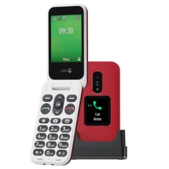 Téléphone mobile Doro Leva E30  Rouge / Blanc