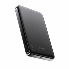 Batterie externe magnétique SolidSafe Air Titanium 10 000 mAh Qi2.2 25 W noire