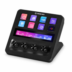 Contrôleur Elgato Stream Deck + avec 8 touches LCD et 4 molettes