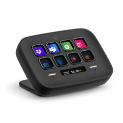 Contrôleur Elgato Stream Deck Neo noir à 8 touches LCD