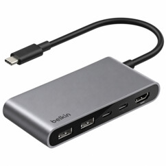 Hub USB-C 5 ports avec HDMI 4K 60 Hz et Power Delivery 100 W