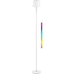 Lampe sur pied LED sans fil RVBB - Blanc / 122 cm