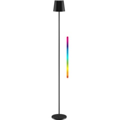 Lampe sur pied LED sans fil RVBB - Noir / 122 cm
