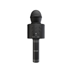 Microphone karaoké sans fil et enceinte bluetooth - Noir