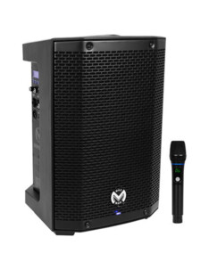 Sono portable sur batterie 150 W RMS Aeris 108 avec micro UHF