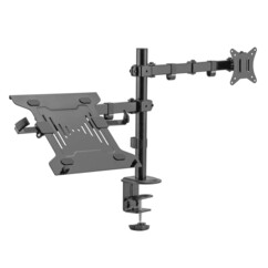 Support de bureau pour écran et ordinateur portable