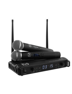 Système 2 micros sans fil UHF 200 M