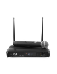 Système de microphone sans fil UHF 100 M avec micro main
