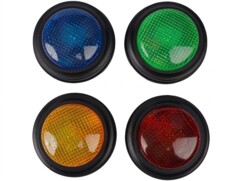 4 buzzers colorés sonores et lumineux