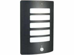 Applique murale d'extérieur culot E27 avec détecteur de mouvement – coloris anthracite