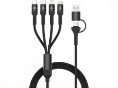Câble USB-C/A vers USB-C/Micro-USB/Lightning 100 W  1,2 m - coloris noir