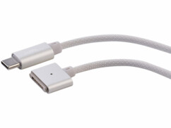 Câble USB-C vers MagSafe 3 jusqu’à 140 W – 2 m vu de coté