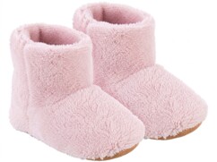 Chaussons chauffants USB taille 36-39 coloris rose