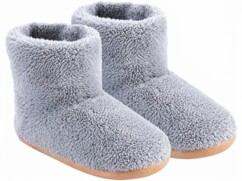 Chaussons chauffants USB taille 39-44 coloris gris