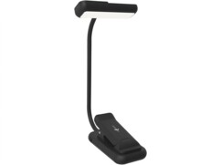 Lampe de lecture rechargeable 360° 40 lm avec pince et intensité variable