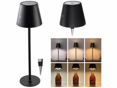 Lampe de table et pour goulot de bouteille rechargeable avec LED RVBB