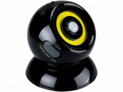 Projecteur LED COB 100 lm rechargeable avec détecteur de mouvement - coloris noir