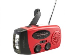 Radio solaire DOR-810 avec dynamo et lampe de poche