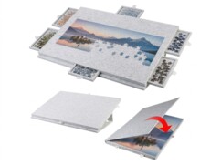 Tapis de puzzle pour 1000 pièces, coloris gris clair