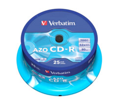 25 CD-R Verbatim AZO spindle