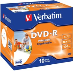 DVD-R Verbatim AZO Printable 4,7 Go (x10)