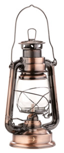 veritable lampe a petrole retro style marins avec flamme reglable et reservoir 180 ml couleur bronze 24 cm