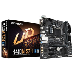 Packaging de la carte mère Gigabyte H410M S2H.