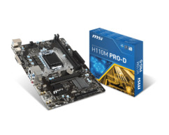 Carte Mère MSI H110m Pro-D - Socket 1151